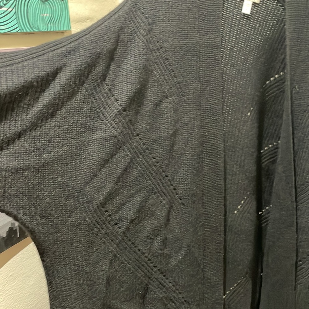 Garnet Hill 100% cashmere full length cardigan - Picture 10 of 17
